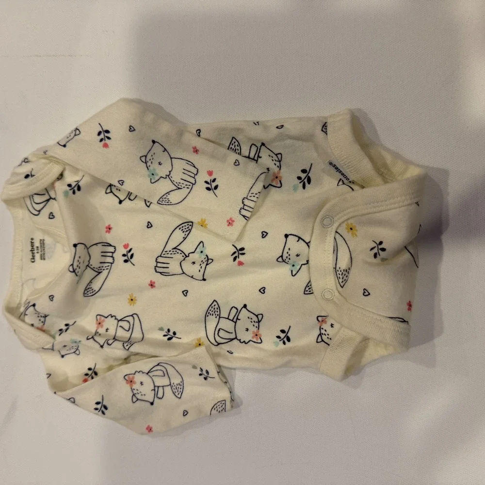 Newborn Baby Girl Clothes Lot 16pc Carter's Gerber Disney Cottagecore 0-3M